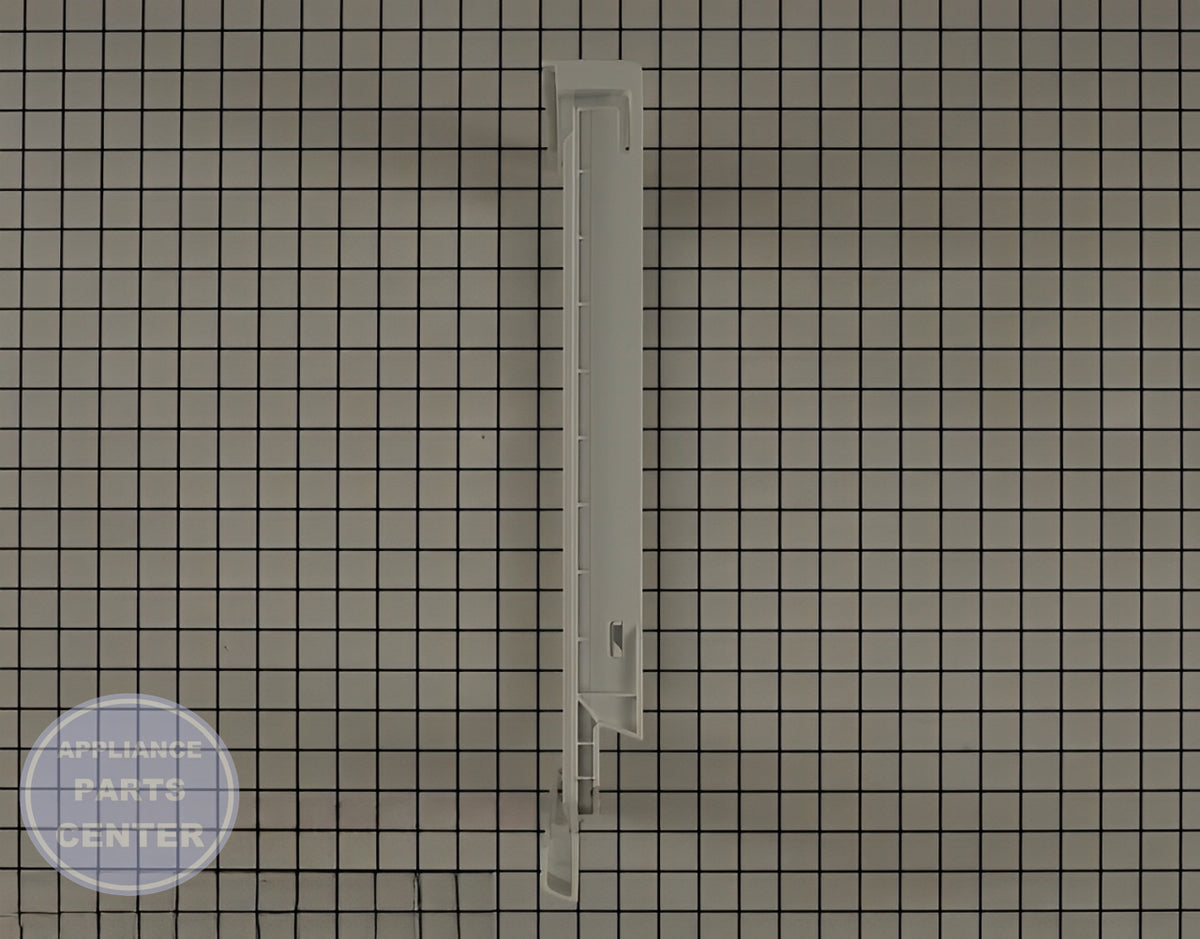 GE REFRIGERATOR DRAWER COVER WR72X31124 - Side view with 18.5 x 12.5 inches measurements