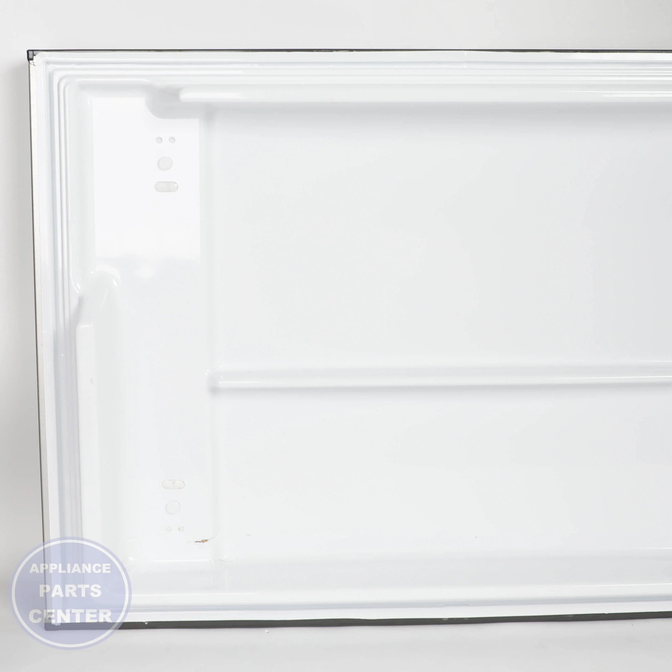 FREEZER DRAWER FRONT - STAINLESS STEEL WR78X37411 - Detailed view of sturdy construction