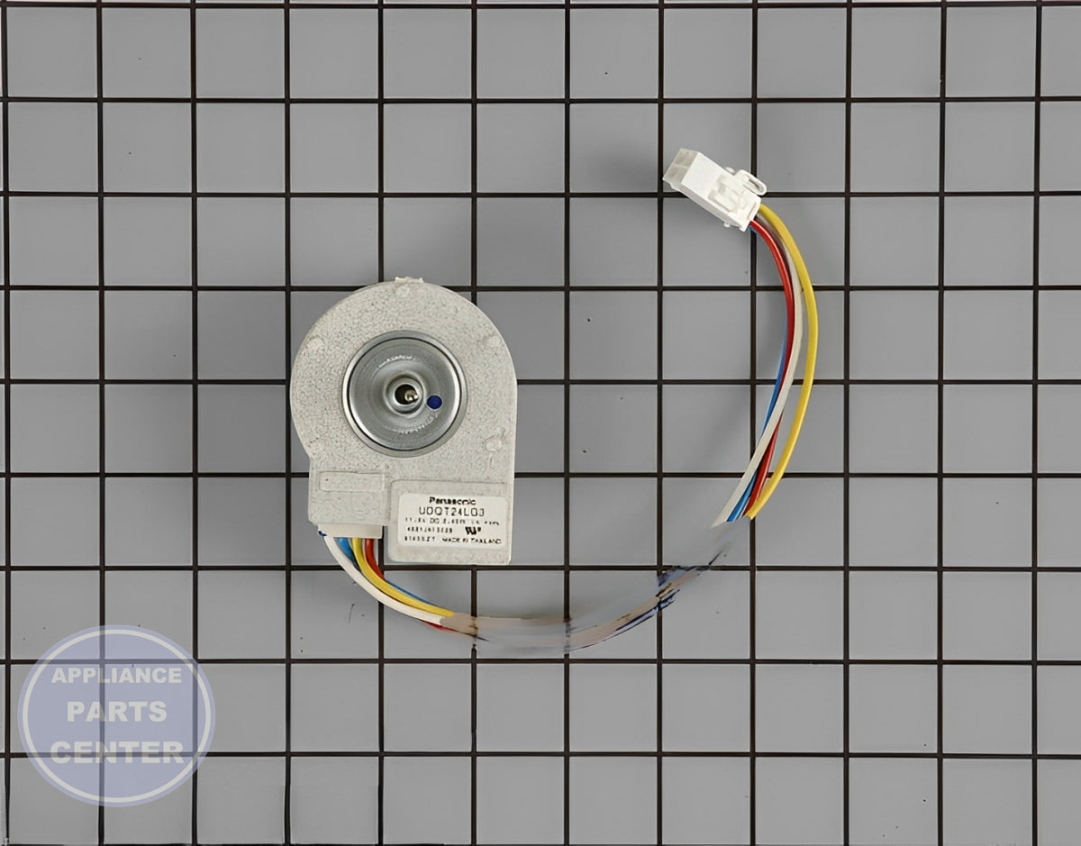 CONDENSER FAN MOTOR WR84X10055 - Detailed view of high-quality components