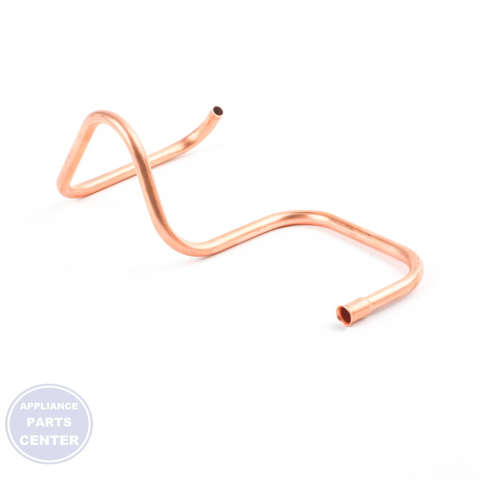 JUMPER COMPRESSOR SUCTION TUBE WR84X27946 - Side view with specific measurements