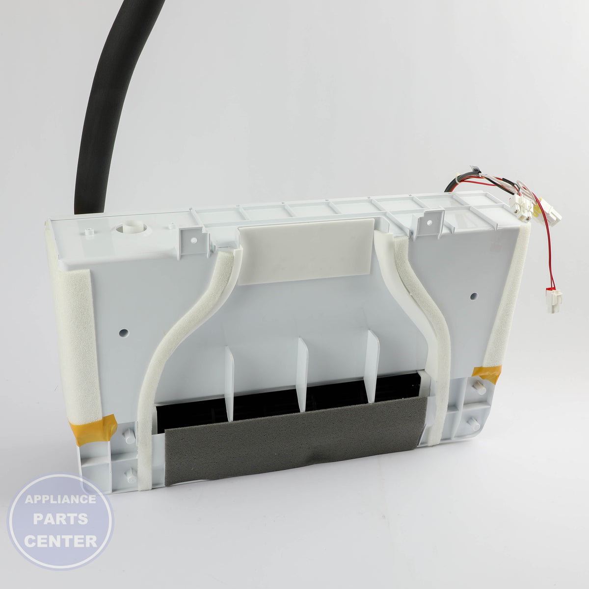 COMPLETE EVAP ASM FF WR85X10065 - Side view with precise measurements