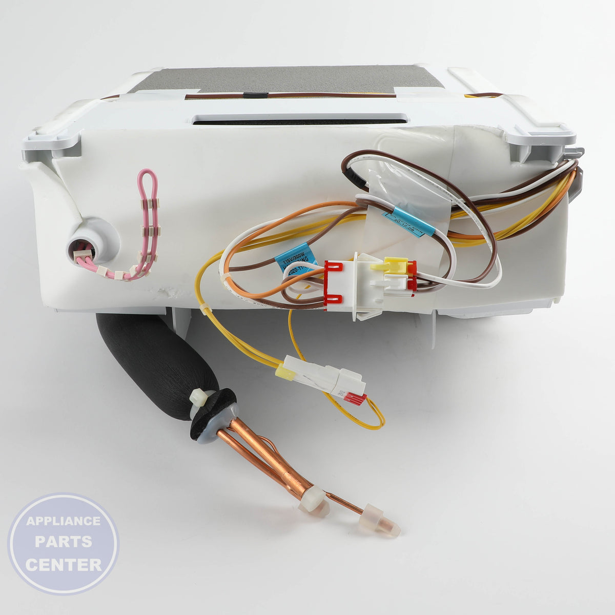 COMPLETE EVAP ASM FZ WR85X23077 - Side view with precise measurements