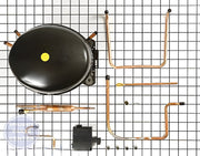 GE REFRIGERATOR COMPRESSOR VCC3 REPLACEMENT KIT WR87X10111 - Main view showing optimal cooling for GEN Freezer & Refrigerator models