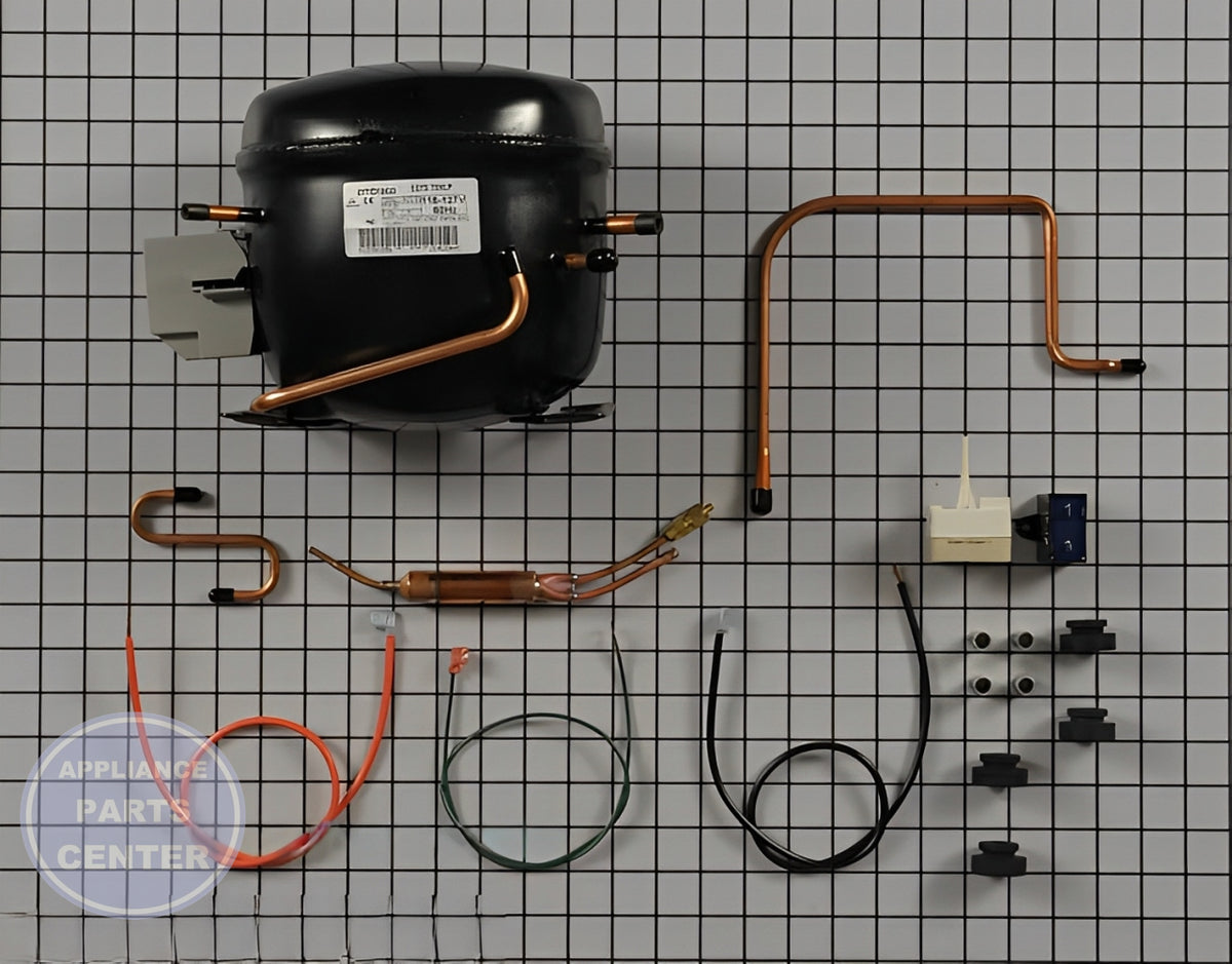GE REFRIGERATOR HIGH SIDE ASSEMBLY WR87X20798 - Side view with precise measurements