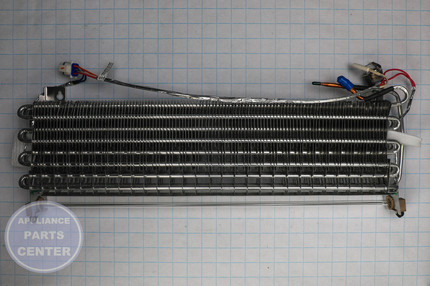 LOW SIDE ASM WR87X25363 - Side view with precise measurements and specs
