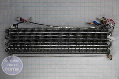 LOW SIDE ASM WR87X25363 - Side view with precise measurements and specs