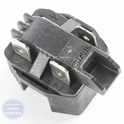 GEH COMPRESSOR ELECTRICALS WR87X30955 - Installation in GEH model showcasing key mounting points