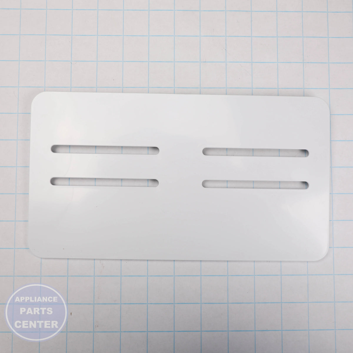 COMPACT REFRIGERATOR CHILLER DOOR WR90X20288 - Side view with precise measurements