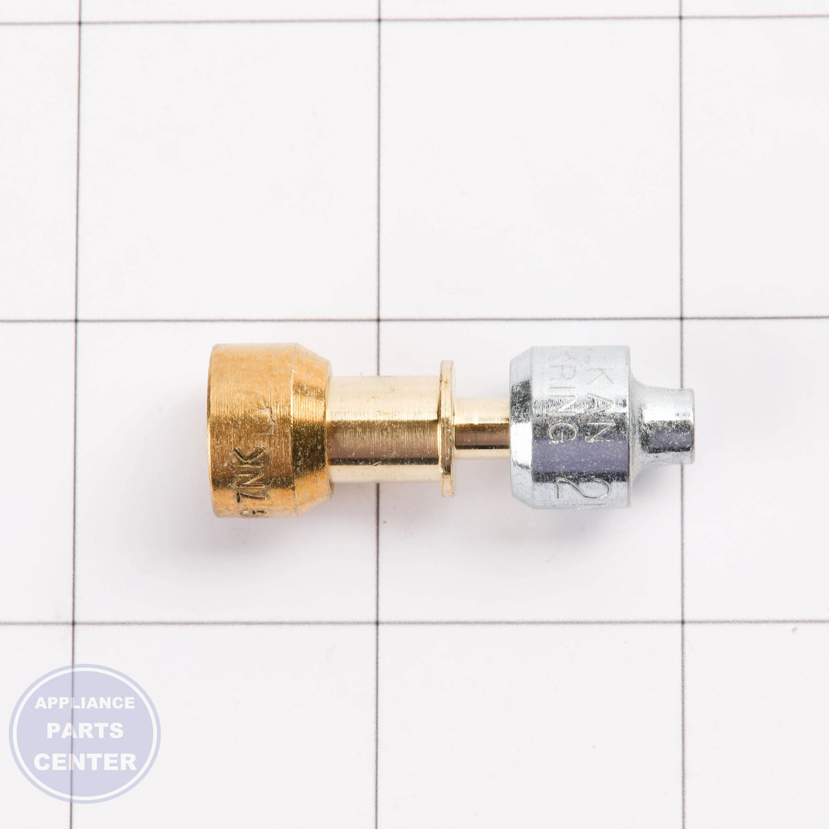 7MM X 2MM LOKRING WR97X31409 - Side view with precise measurements