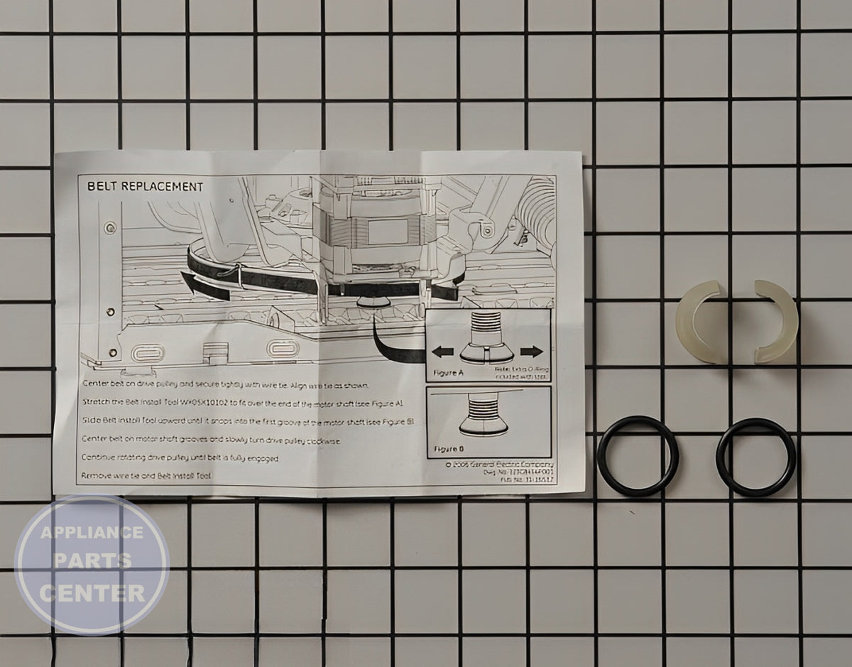 GE TOOL SERVICE BELT KIT WX05X20641 - Main view showing durable material for GEN Washing Machines