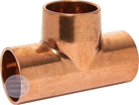 XHP CO2 Copper-Iron Fittings X04017 - Main view showing Tee C x C x C for high-pressure refrigeration models