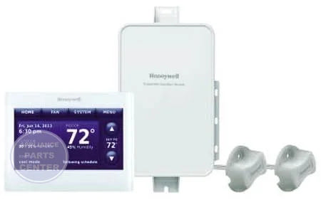 IAQ Thermostat Prestige® IAQ Kit with RedLink® and EIM - Main view showing 7-day programmable touchscreen for various models