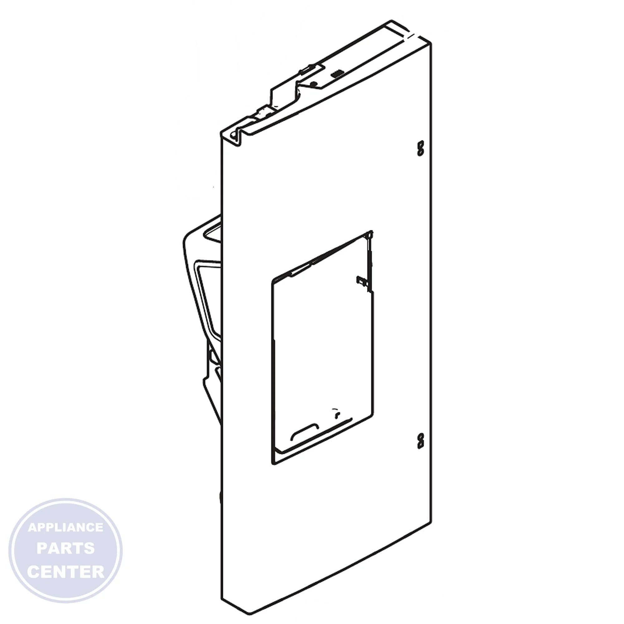 SAM A/S ASSY-DOOR FOAM-REF LEFT;RF26J7500,DO DA82-02499A - Main view showing perfect seal for SAM RF26J7500 model