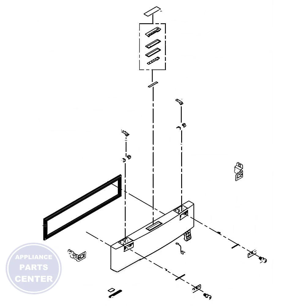 SAM A/S DOOR-CONV;AW4-4D,BP DA81-03683X - Main view showing sleek design for SAM models