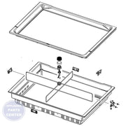 SAM Refrigerator ASSY CASE CONVERTIBLE;AW3 DA97-11930D - Main view showing durable construction for various SAM models