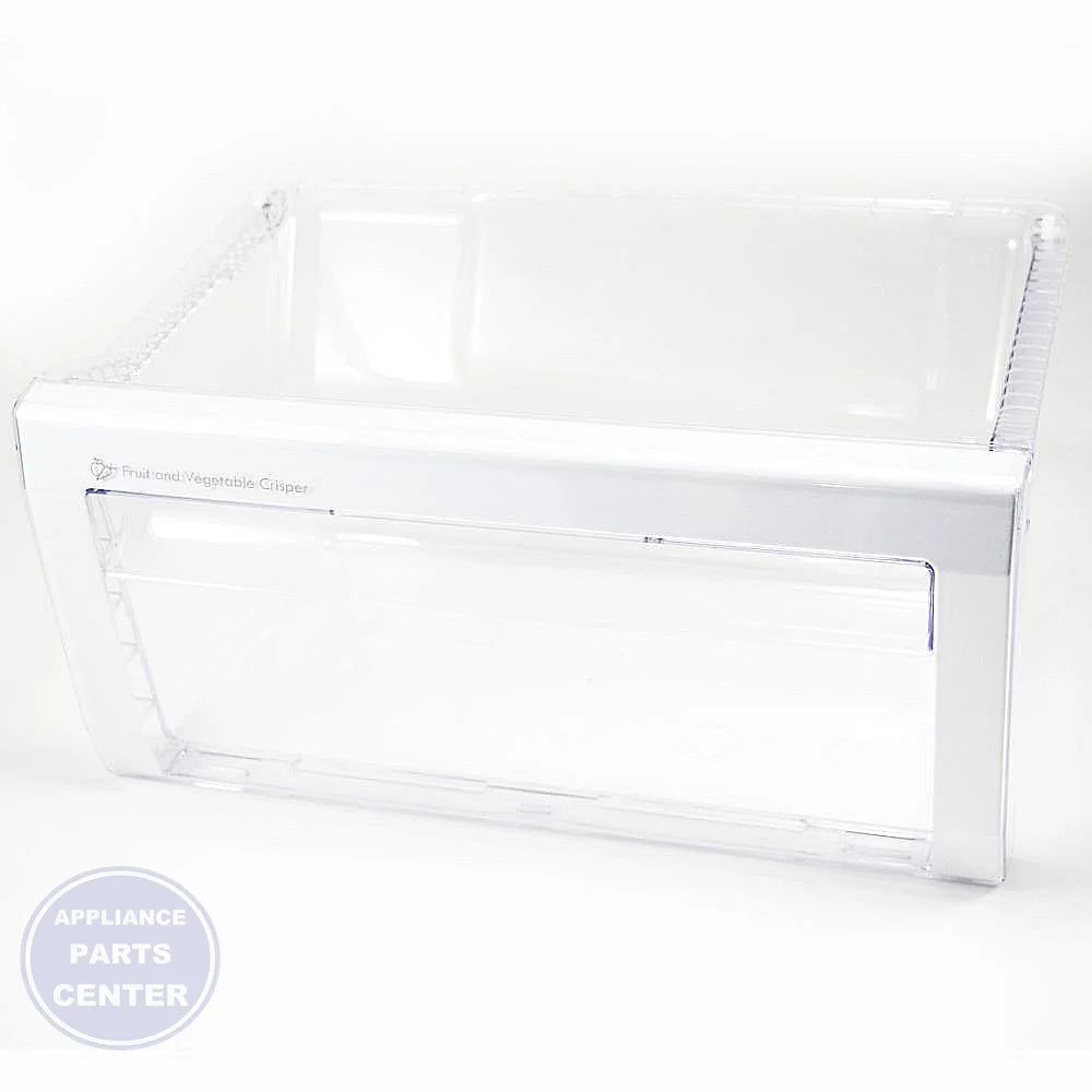 SAM ASSY CASE-VEG LOW;GGH,TRANSPARENCY,SAN ( DA97-06131G - Main view showing maximum vegetable storage capacity for SAM RS27T5200SR