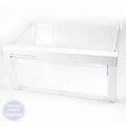 SAM ASSY CASE-VEG LOW;GGH,TRANSPARENCY,SAN ( DA97-06131G - Main view showing maximum vegetable storage capacity for SAM RS27T5200SR