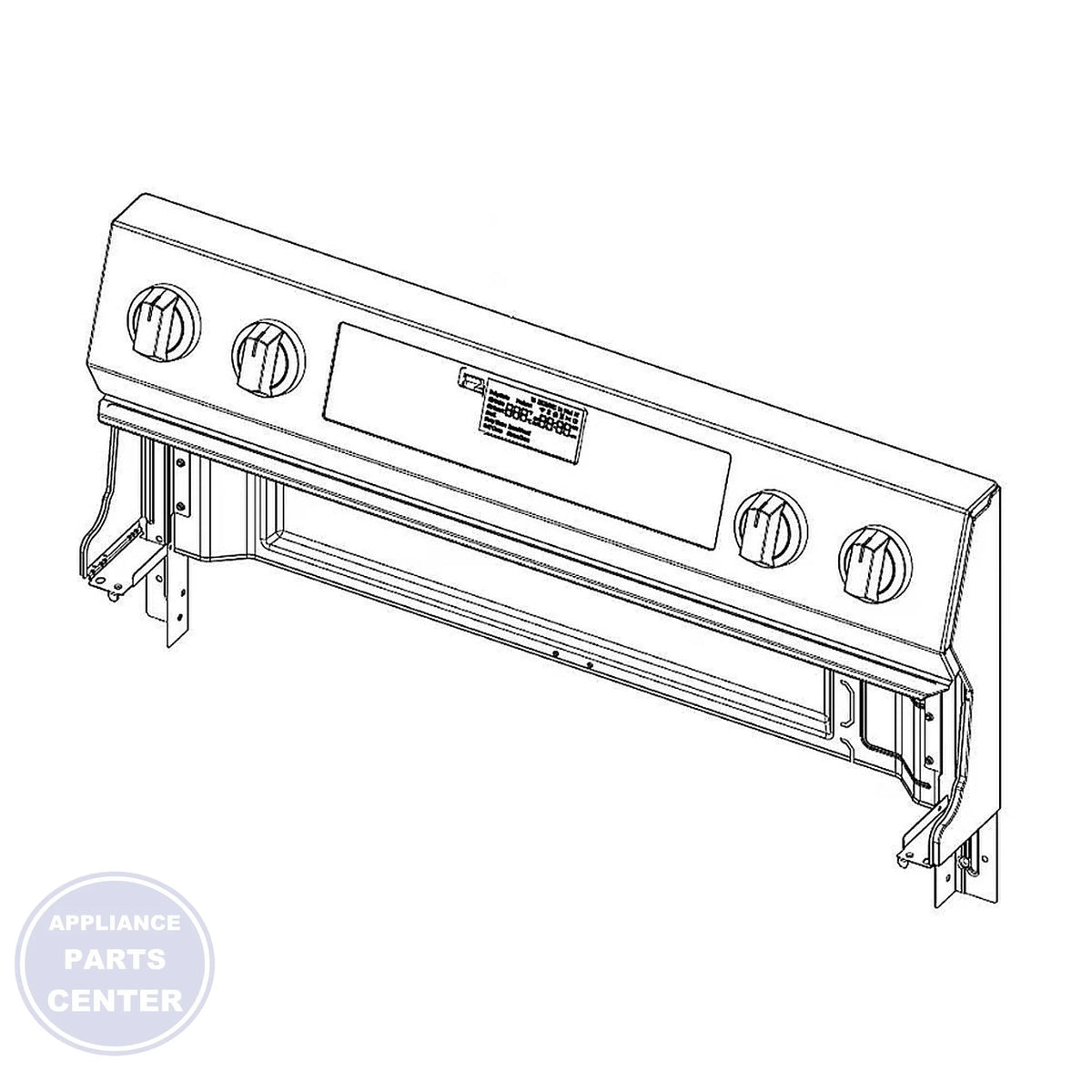 Samsung ASSY CONTROL BOX-MODULE;NX5000T,STS430,S DG94-03952A - Main view showing control panel for compatible models