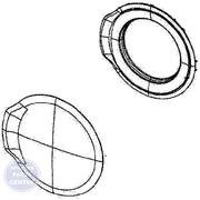 Samsung ASSY COVER DOOR;DV9100HA,DV56H9100EG/A2 - Main view showing precise fit for Samsung dryer models