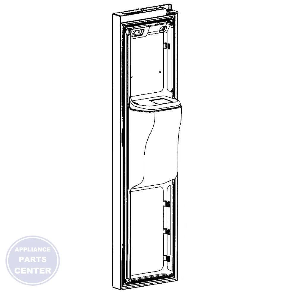 Samsung ASSY DOOR FOAM-FRE;GGH14 UPGADE, REAL ST DA91-04149A - Main view showing secure insulation for Samsung refrigerators