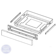 Samsung ASSY DRAWER DG94-03617A - Main view showing rail type construction for NX63T8 series