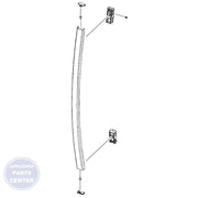 Samsung ASSY HANDLE DA97-20019B - Main view showing ergonomic design for Samsung refrigerators