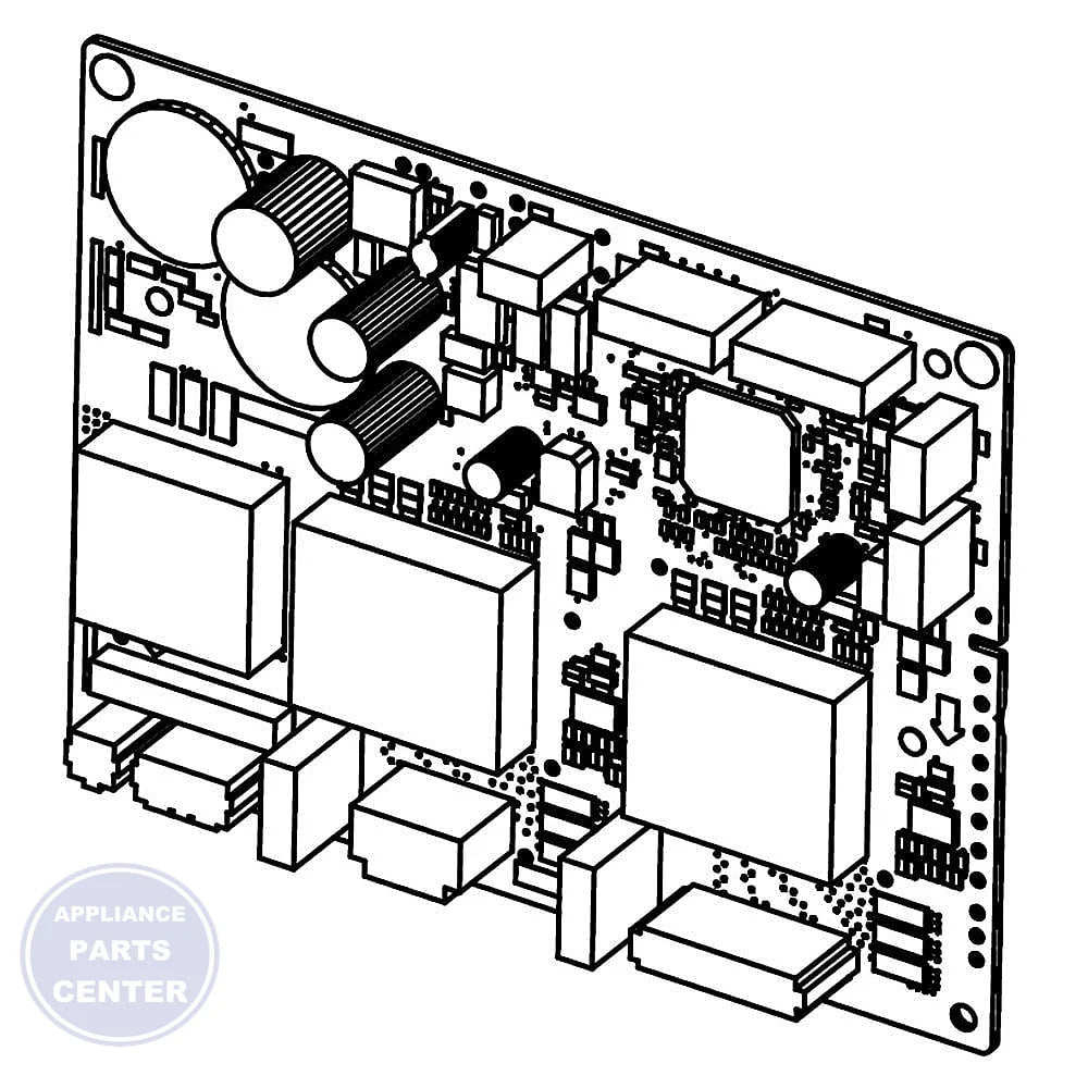SAM ASSY MODULE;SMPS,RF9500N-AKG DA92-01064A - Main view showing power supply efficiency for SAM Refrigerators