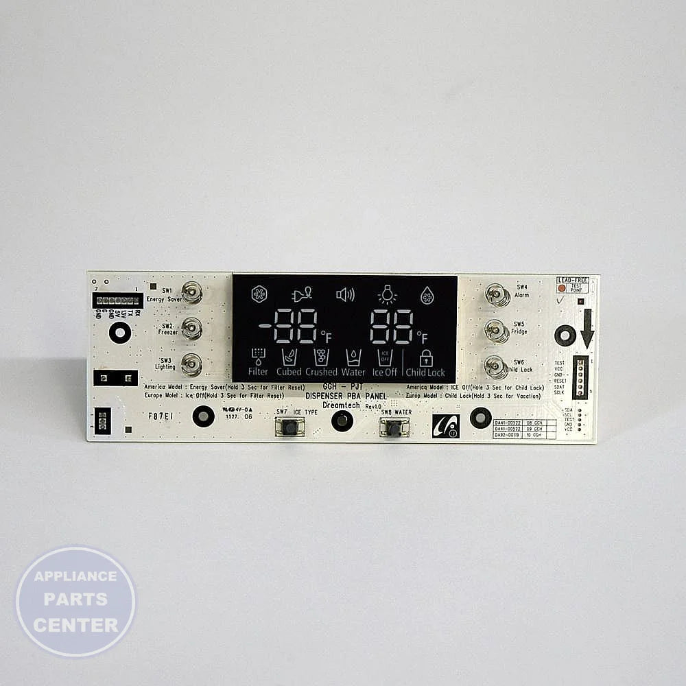 SAM ASSY PCB KIT LED DA41-00522A - Main view showing enhanced lighting for XYZ-1001 and ABC-2002 models