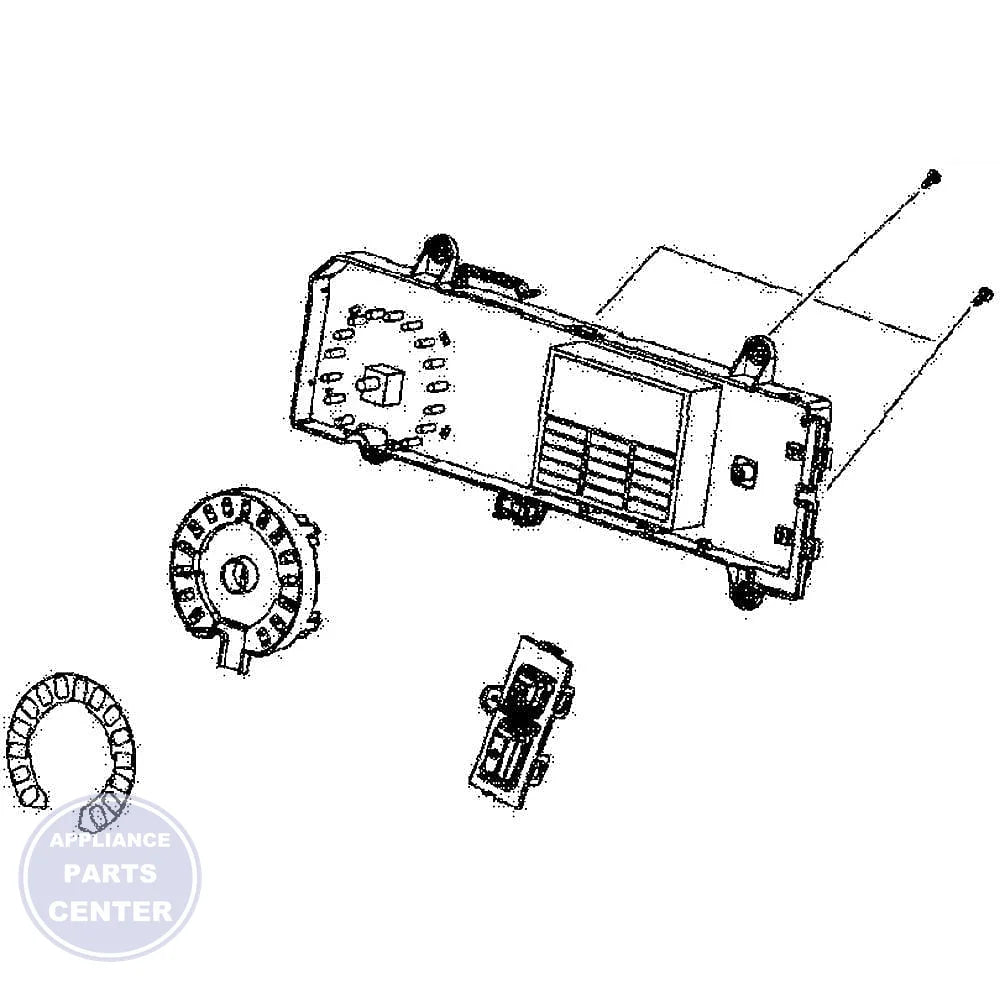 SAM Dryer ASSY PCB SUB;FWM_INV,WF9100HA,330*197,-, - Main view showing circuit board detail for WF9100HA model