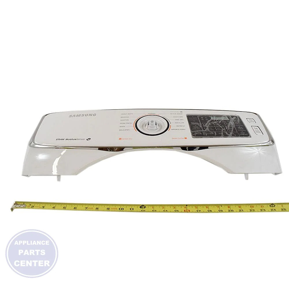 ASSY S.PANEL CONTROL;DV42H5400EW,ENG DC97-18099P - Side view with specific dimensions