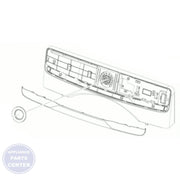 Samsung ASSY S.PANEL CONTROL;DV6000R,CHAMPAGNE - Main view showing touchpad for DV6000R series