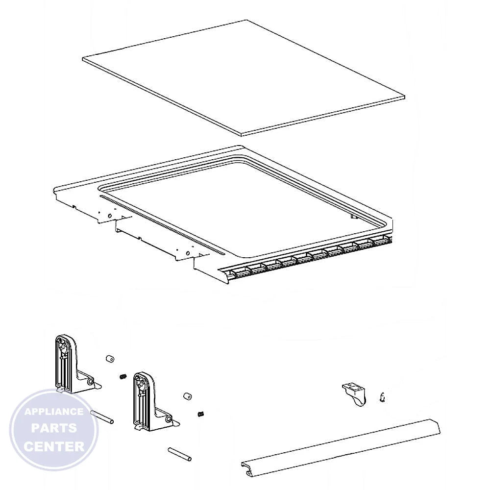 SAM ASSY SHELF FOLDER;RF9000JC DA97-15362A - Main view showing sturdy support for SAM RF9000JC