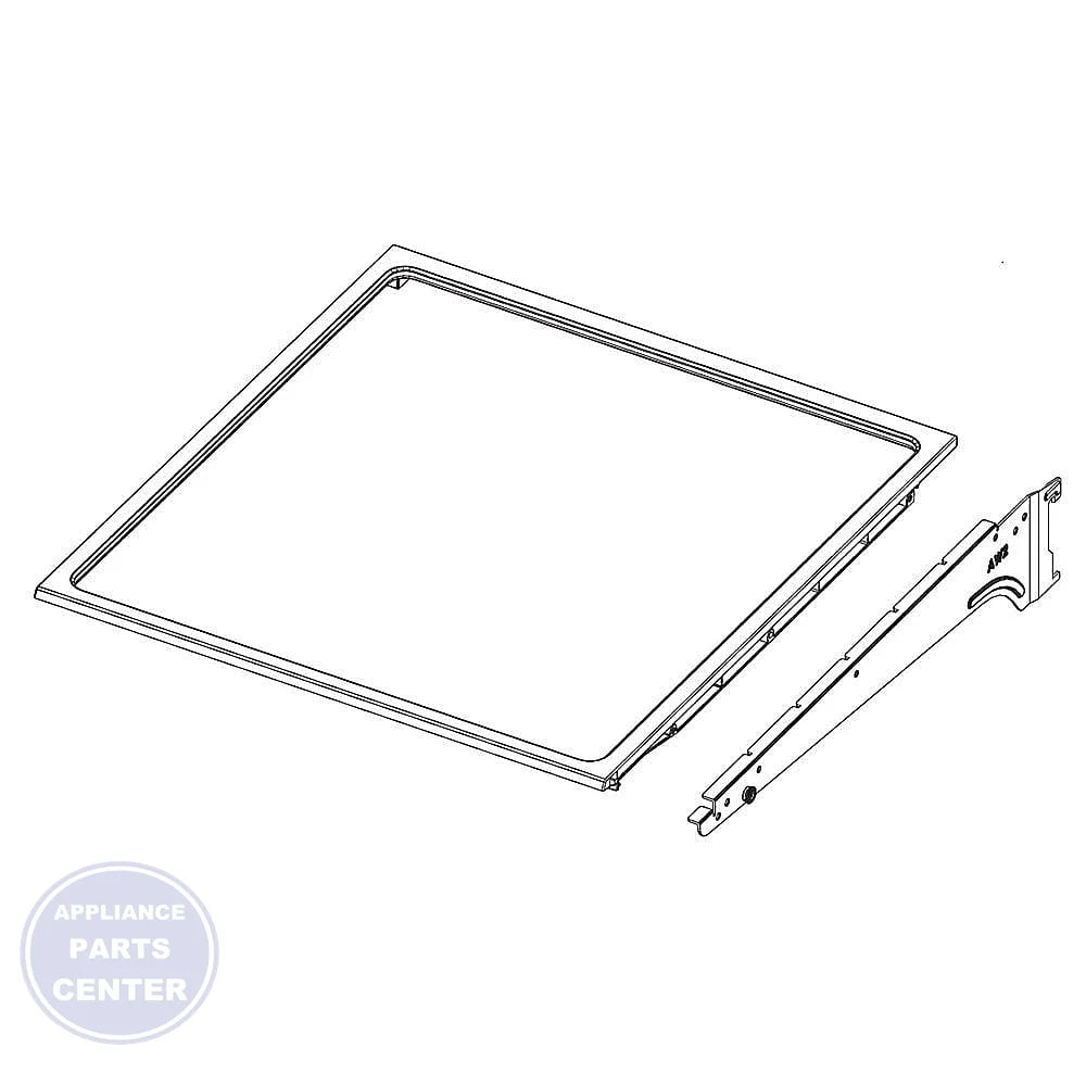 SAM Refrigerator ASSY SHELF-INSERT REF FIX SHELF MODULE;A - Main view showing exceptional support for SAM models