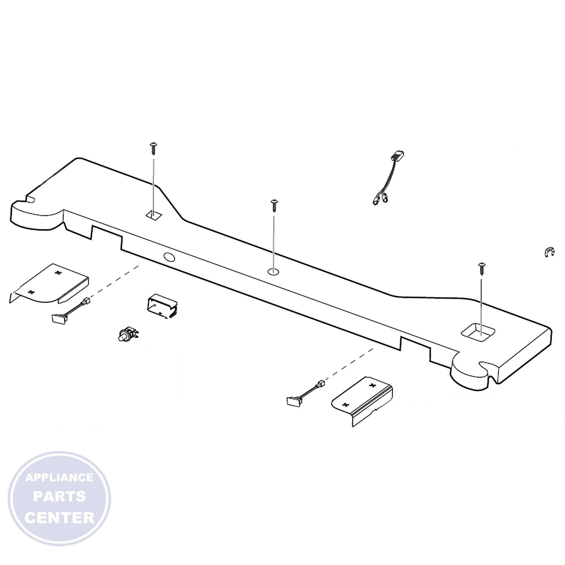 Samsung ASSY TOP-TABLE;AW2,CREAMY STS DA97-07571F - Main view showing spacious design for various Samsung models