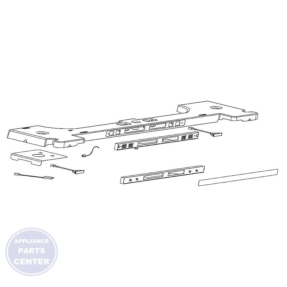 SAM Refrigerator ASSY TOP TABLE DA97-13287C - Main view showing sturdy support for various items