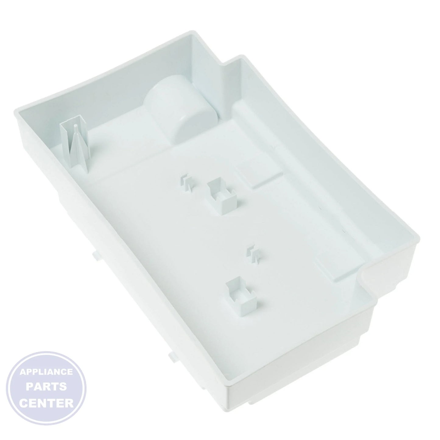 AUXILLARY DRAIN PAN WR14X27592 - Detailed view of precise drainage features