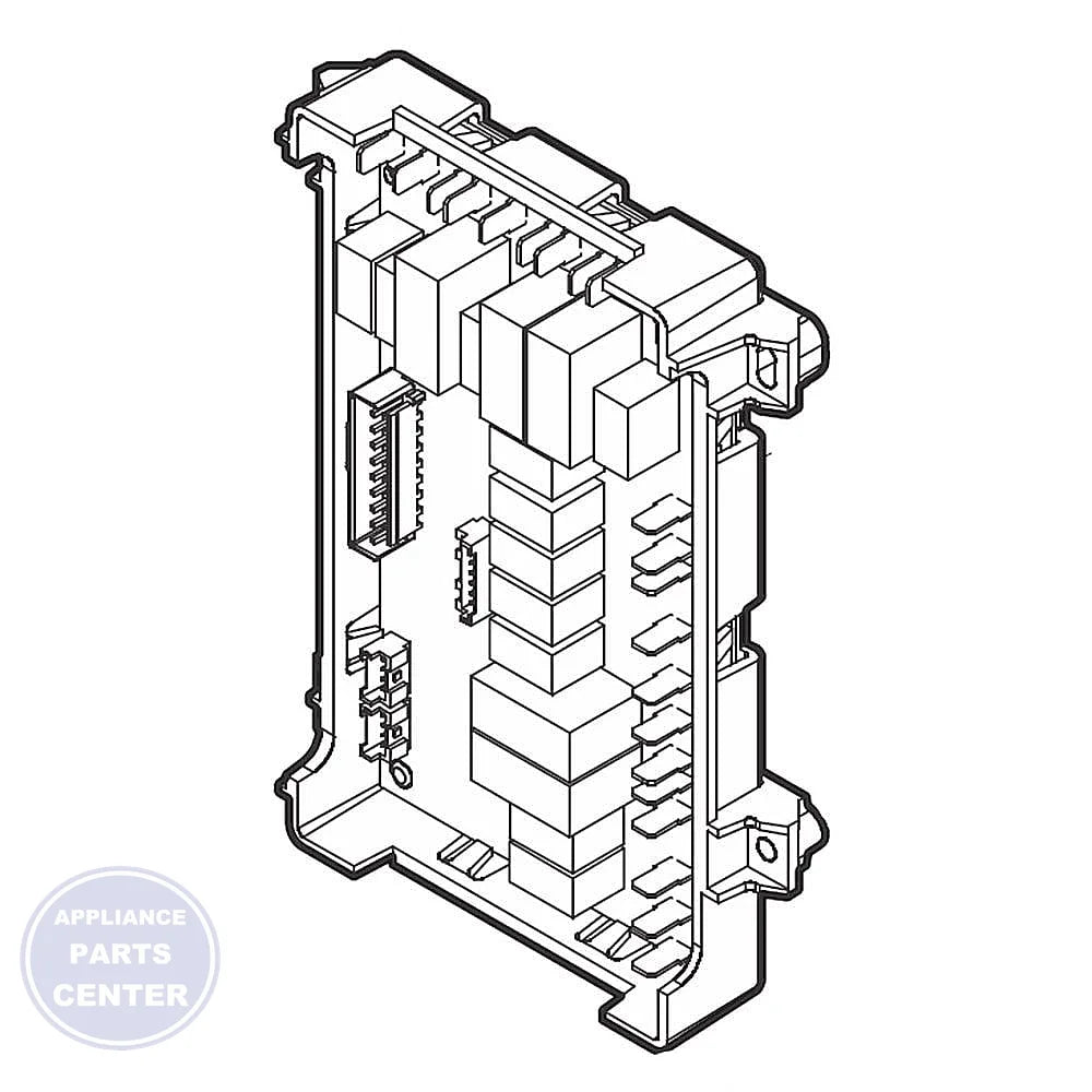 WCI BOARD 316473501 - Main view showing circuit control for WCI Range/Stove/Oven models