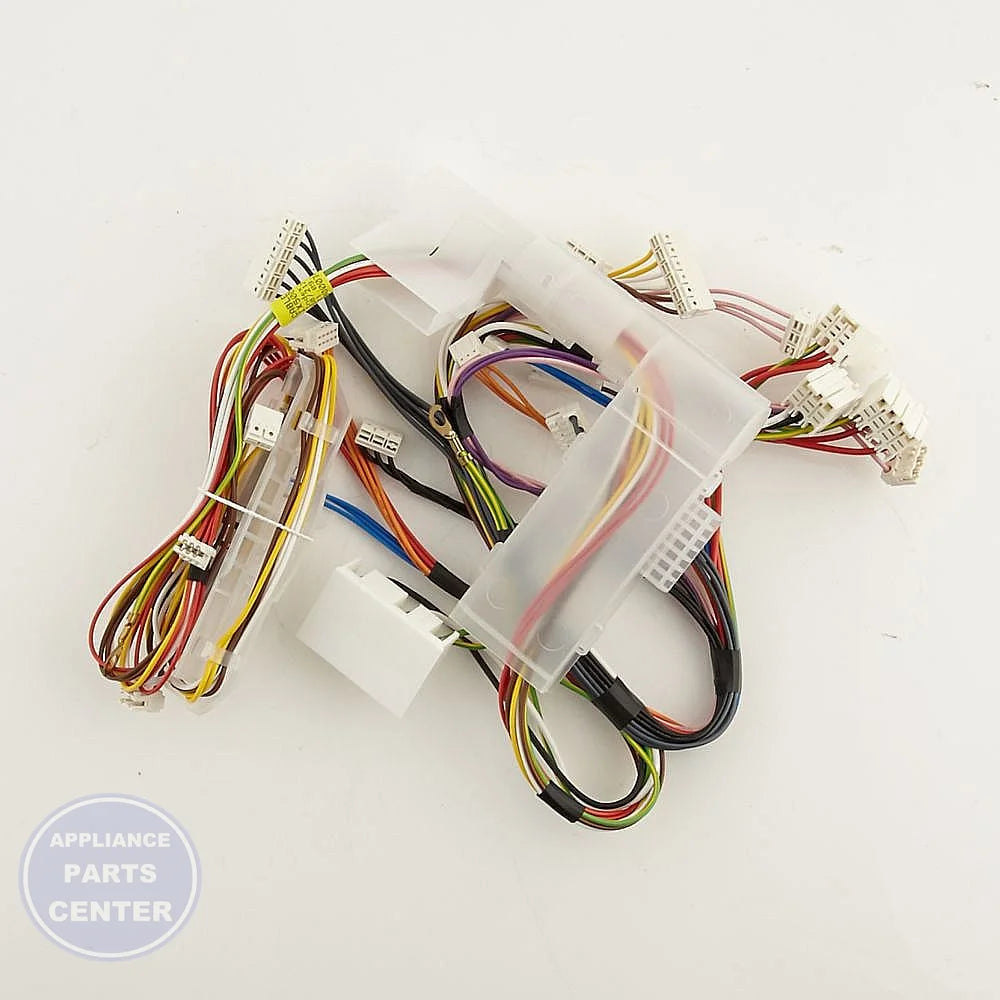 BOSCH DISHWASHER CABLE HARNESS 00654762 - Main view showing secure connectivity for Bosch dishwasher models
