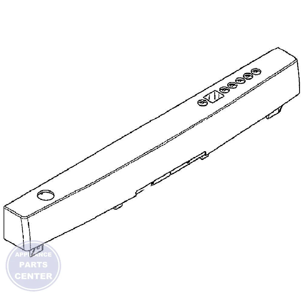 BOSCH DISHWASHER FACIA PANEL 00686898 - Main view showing sleek design for various BOSCH models
