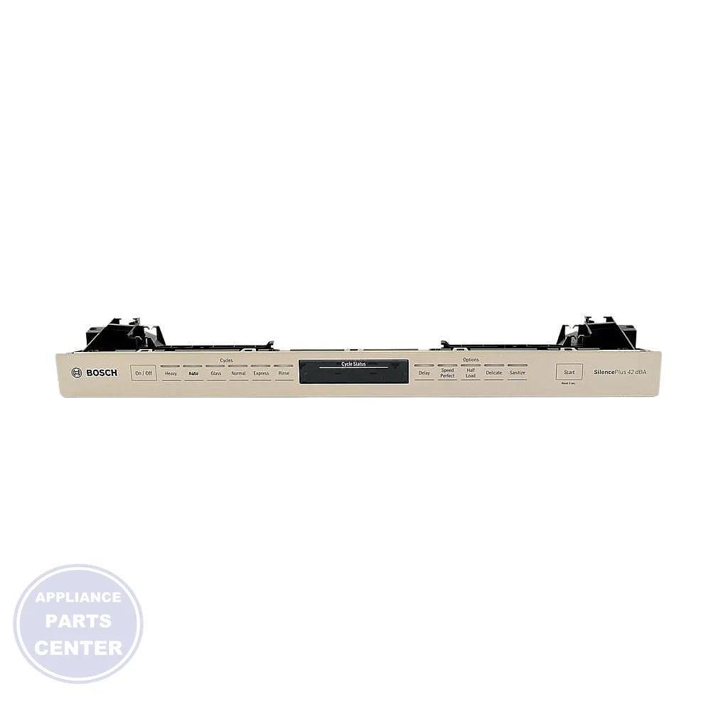 BOSCH DISHWASHER FACIA PANEL 00770201 - Main view showing sleek design for BOSCH XYZ series