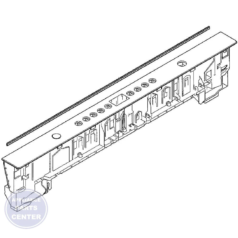 BOSCH DISHWASHER FACIA PANEL 00772731 - Main view showing sleek design for various BOSCH models