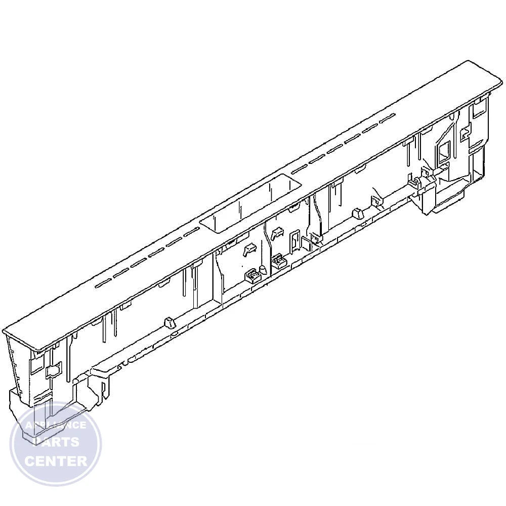 BOSCH DISHWASHER FACIA PANEL 00775803 - Main view showing sleek design for BOS models