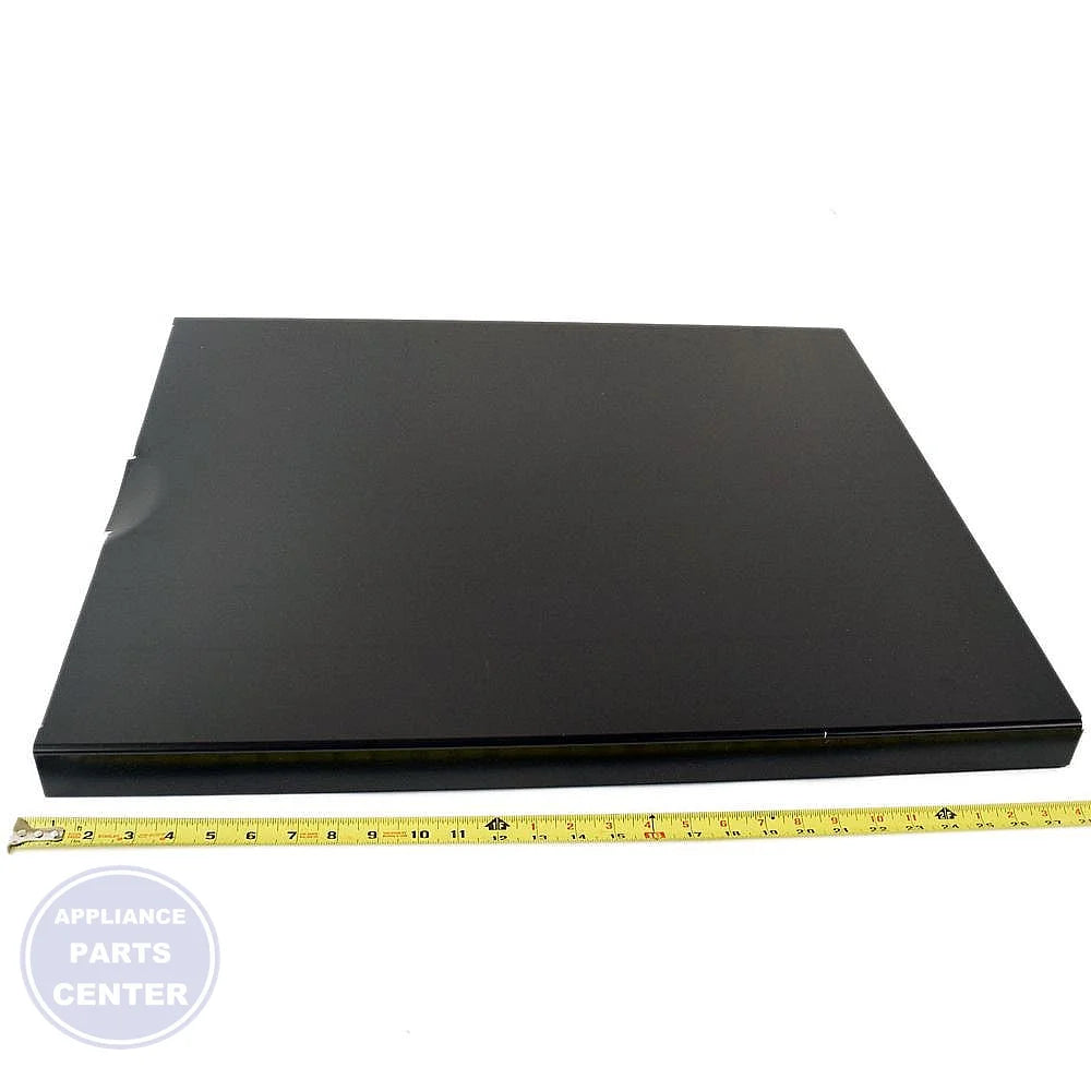 BOSCH DISHWASHER OUTER DOOR 00772675 - Side view with precise measurements and specs