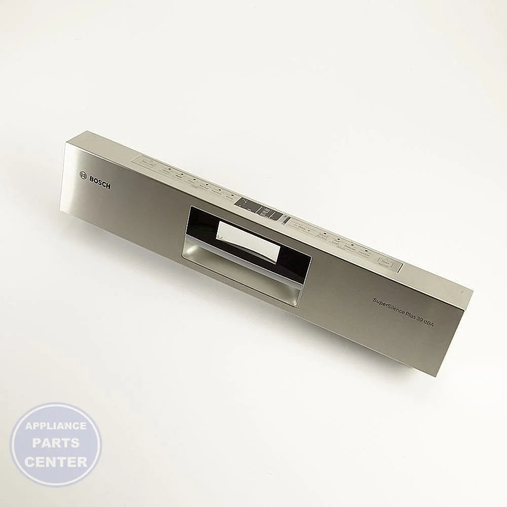 BOSCH DISHWASHER PANEL FRAME 00748550 - Main view showing sleek design for BOS models