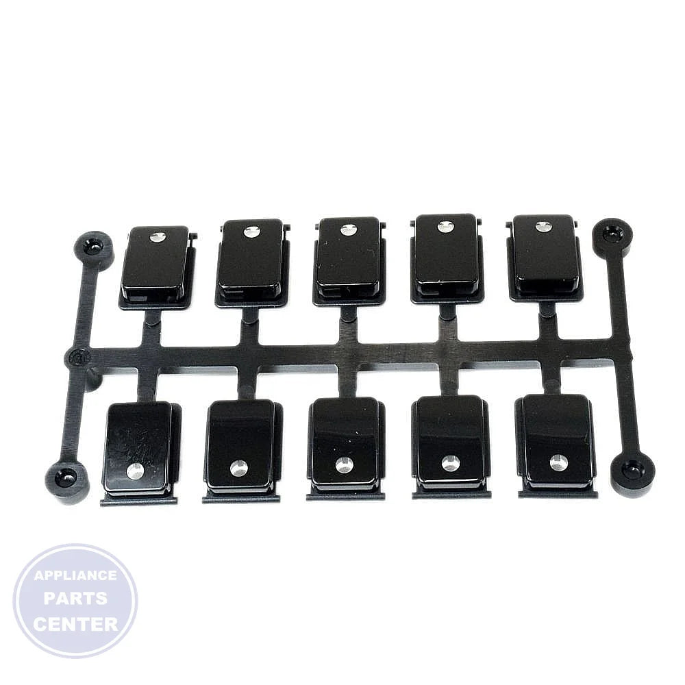 BOSCH DISHWASHER PUSH BUTTON SET 00617874 - Main view showing durable construction for various Bosch dishwasher models