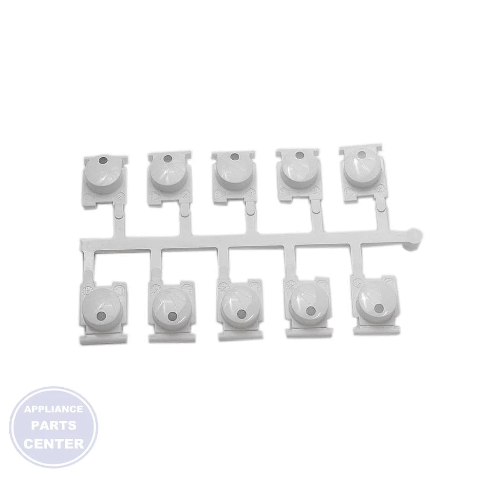 BOSCH DISHWASHER PUSH BUTTON SET 00649312 - Main view showing durable push buttons for BOSCH dishwashers