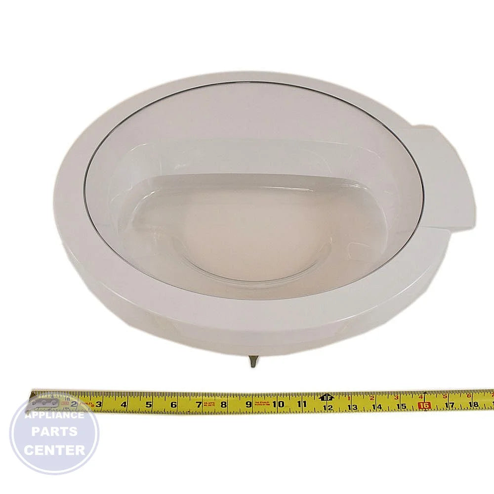 BOSCH DRYER WINDOW 11012072 - Detailed view of shatter-resistant glass panel