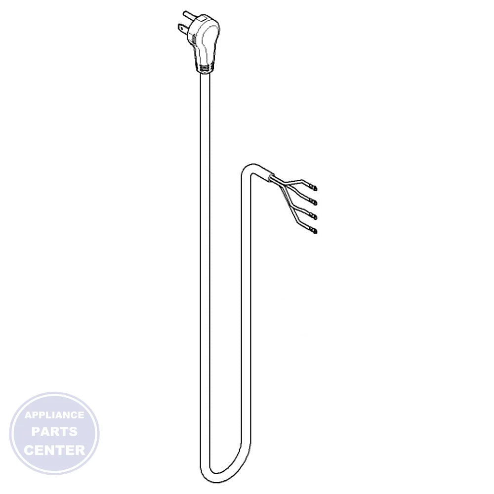 BOSCH LAUNDRY POWER CORD 00436986 - Main view showing durable build for BOS dryer models