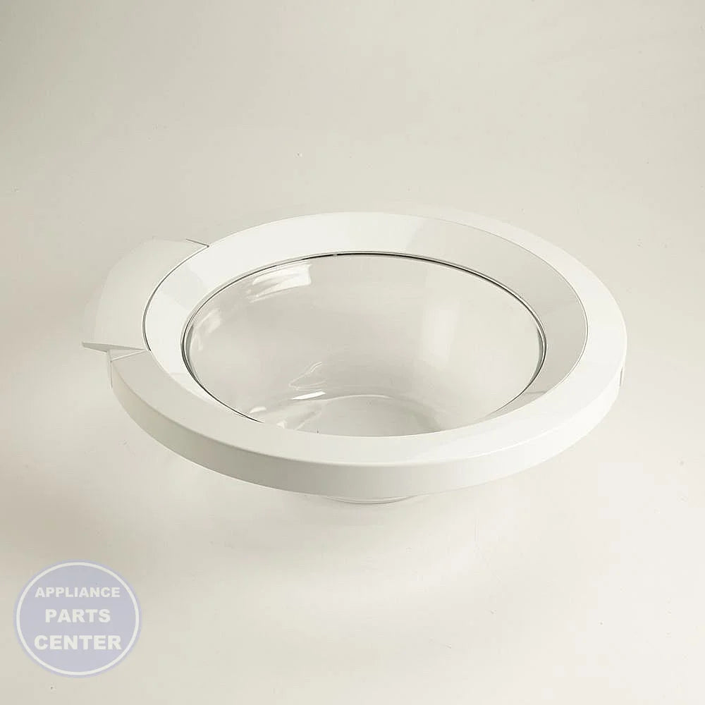 BOSCH LAUNDRY WINDOW 00702233 - Main view showing clear glass for BOS washing machines