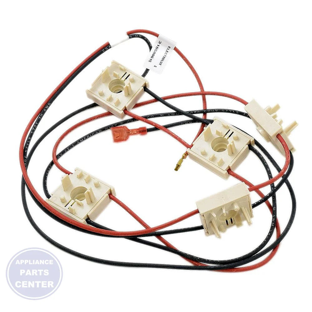 BOSCH RANGE CABLE HARNESS 00654708 - Main view showing power transmission for BOSCH XYZ and ABC models